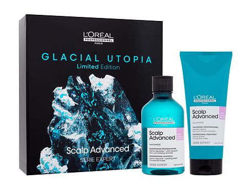 Šampon L'Oréal Professionnel Scalp Advanced Glacial Utopia Limited Edition 300 ml poškozená krabička Kazeta