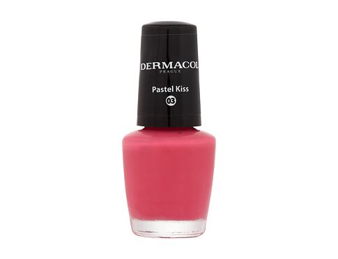 Lak na nehty Dermacol Mini Pastel 5 ml 03 Pastel Kiss