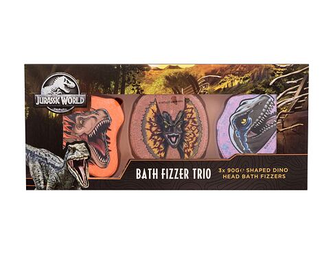 Bomba do koupele Universal Jurassic World Bath Fizzer Trio 90 g poškozená krabička Kazeta