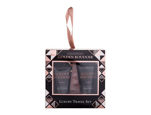 Tělové mléko The Indulgent Bathing Co. Golden Boudoir Luxury Travel Set 50 ml Kazeta