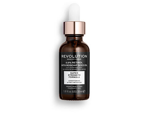 Pleťové sérum Revolution Skincare Skincare 0,5% Retinol with Rosehip Seed Oil 30 ml