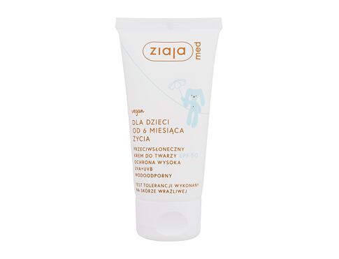 Opalovací přípravek na obličej Ziaja Med Kids Sunscreen Face Cream SPF50 50 ml