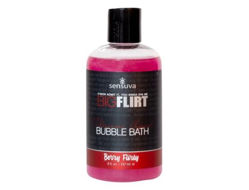 Afrodiziakum Sensuva Big Flirt Bubble Bath Berry Flirty 237 ml