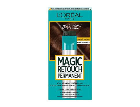 Barva na vlasy L'Oréal Paris Magic Retouch Permanent 18 ml 4 Dark Brown