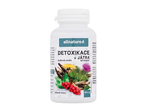 Doplněk stravy Allnature Detoxikace + Játra 60 ks