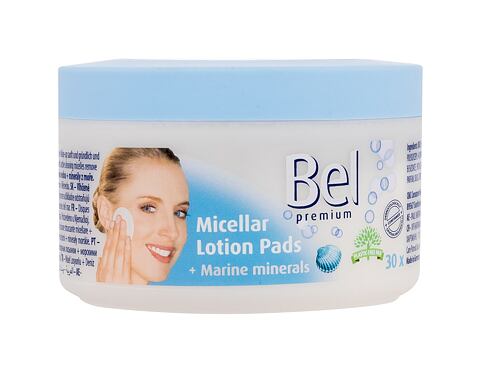 Odličovací tampony Bel Premium Micellar Lotion Pads + Marine Minerals 30 ks