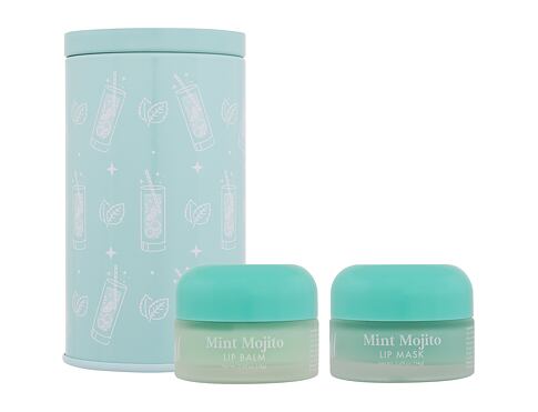 Balzám na rty Barry M Lip Mask & Balm Set Mint Mojito 14 g