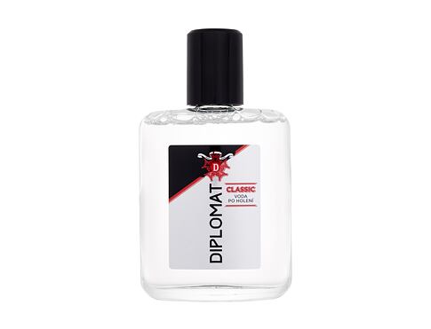 Voda po holení Diplomat Classic 100 ml poškozený flakon