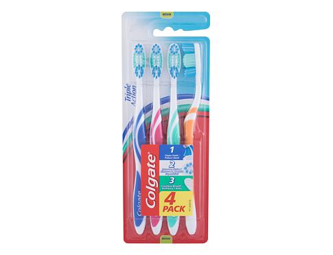 Klasický zubní kartáček Colgate Triple Action Medium 4 ks