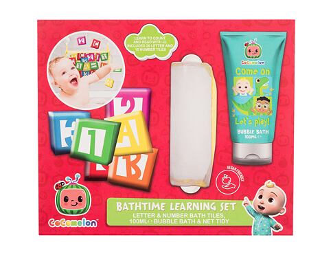 Pěna do koupele Cocomelon Bathtime Learning Set 100 ml poškozená krabička Kazeta