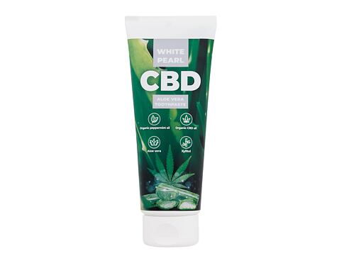 Zubní pasta White Pearl CBD Aloe Vera Toothpaste 75 ml