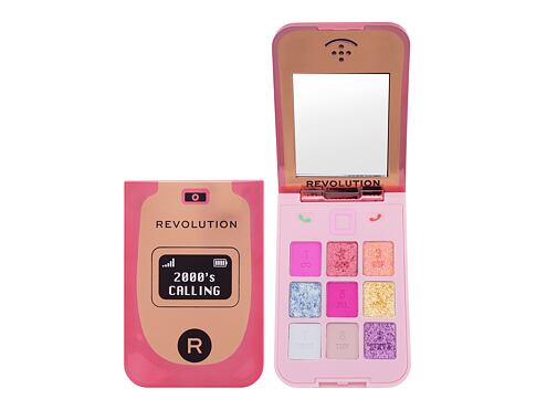 Oční stín Makeup Revolution London Y2K Baby Flip Phone Eyeshadow Palette 3,6 g 2000's Calling