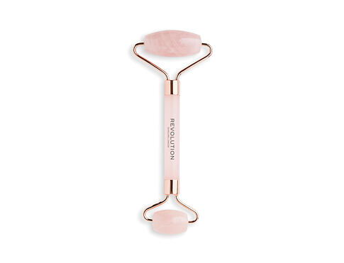 Masážní váleček a kámen Revolution Skincare Roller Rose Quartz Facial Roller 1 ks