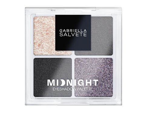 Oční stín Gabriella Salvete Over The Moon Eyeshadow Palette 4 g Midnight