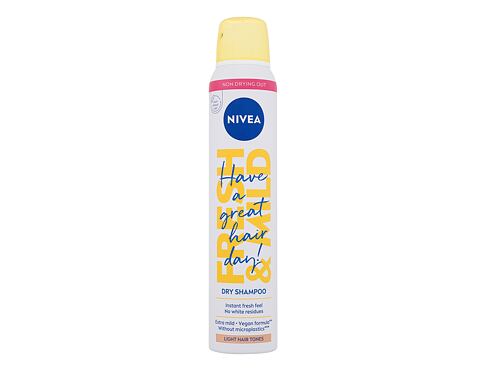 Suchý šampon Nivea Fresh & Mild Light Hair Tones Dry Shampoo 200 ml