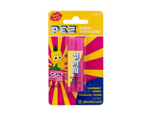 Balzám na rty Read My Lips PEZ Raspberry Lemon Lip Balm 4 g