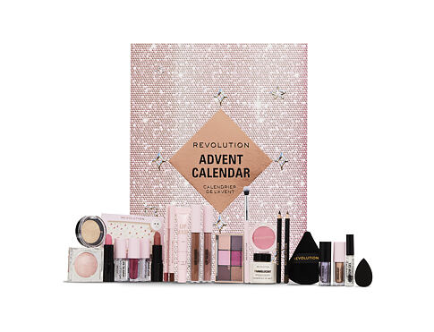 Dekorativní kazeta Makeup Revolution London Advent Calendar 2024 1 ks Kazeta