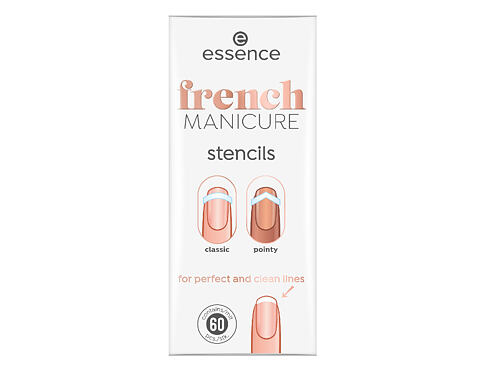 Manikúra Essence French Manicure Stencils 01 French Tips & Tricks 60 ks