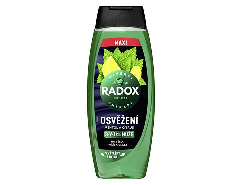 Sprchový gel Radox Refreshment Menthol And Citrus 3-in-1 Shower Gel 450 ml