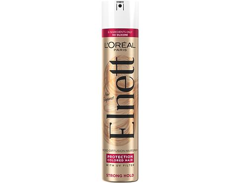 Lak na vlasy L'Oréal Paris Elnett Micro-Diffusion Hairspray Protection Colored Hair 300 ml