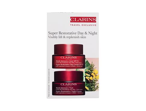 Denní pleťový krém Clarins Super Restorative Day & Night 50 ml poškozená krabička Kazeta