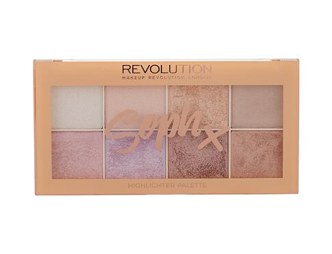 Rozjasňovač Makeup Revolution London Soph x 16 g poškozená krabička