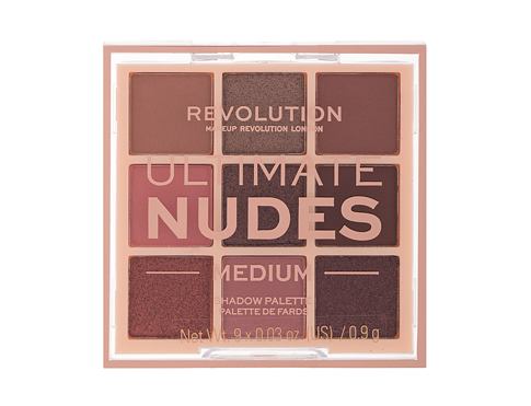 Oční stín Makeup Revolution London Ultimate Nudes 8,1 g Medium