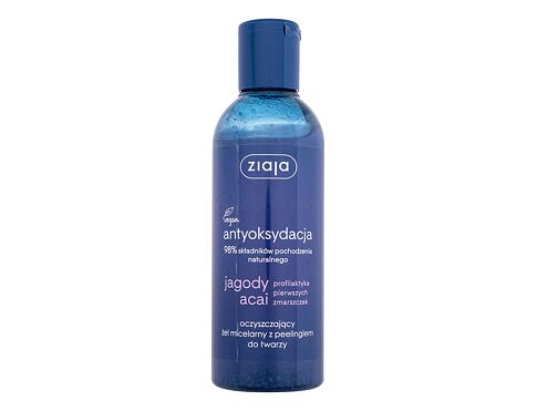 Čisticí gel Ziaja Acai Berry Antioxidation Micellar Cleansing Face Scrub Gel 200 ml