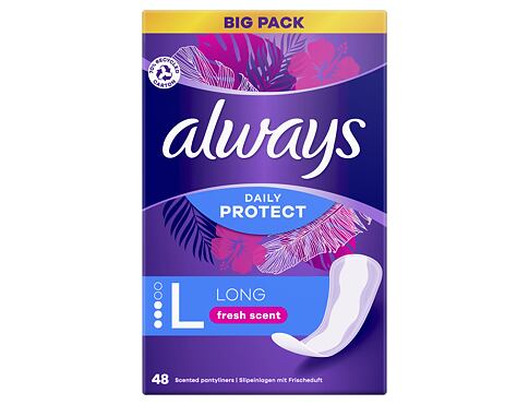 Slipová vložka Always Daily Protect Long Fresh Scent 48 ks