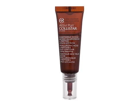 Oční gel Collistar Pure Actives (Attivi Puri) Hyaluronic Acid + Peptides Eye Contour 15 ml