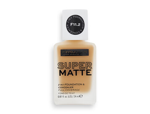 Make-up Revolution Relove Super Matte 2 in 1 Foundation & Concealer 24 ml F11.2