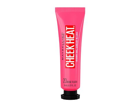 Tvářenka Maybelline Cheek Heat 8 ml 20 Rose Flash