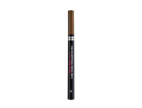 Tužka na obočí L'Oréal Paris Infaillible Brows 48H Micro Tatouage Ink Pen 1 g 5.0 Light Brunette