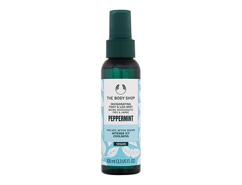 Sprej na nohy The Body Shop Peppermint Invigorating Foot & Leg Mist 100 ml