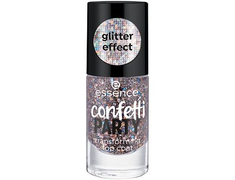 Lak na nehty Essence Confetti Party Transforming Top Coat 8 ml