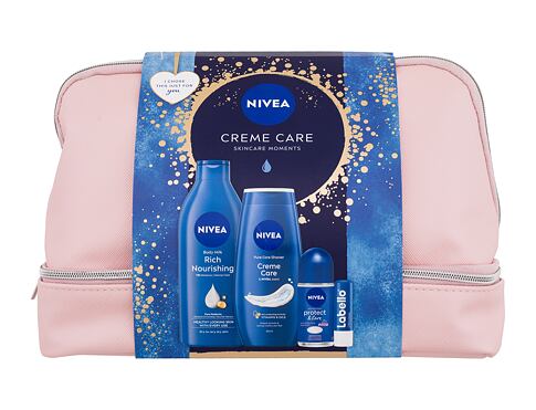 Tělové mléko Nivea Creme Care Skincare Moments 400 ml Kazeta