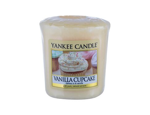 Vonná svíčka Yankee Candle Vanilla Cupcake 49 g vada zbarvení