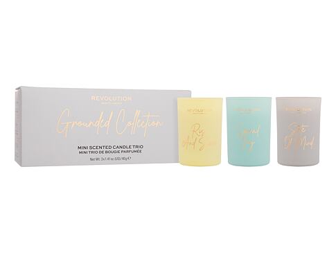 Vonná svíčka Revolution Home Grounded Collection Mini Scented Candle Trio 40 g Kazeta