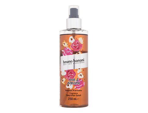 Tělový sprej Bruno Banani Sweet Fantasy Rose & Popcorn 250 ml