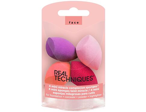 Aplikátor Real Techniques Miracle Complexion Sponge Mini 4 ks