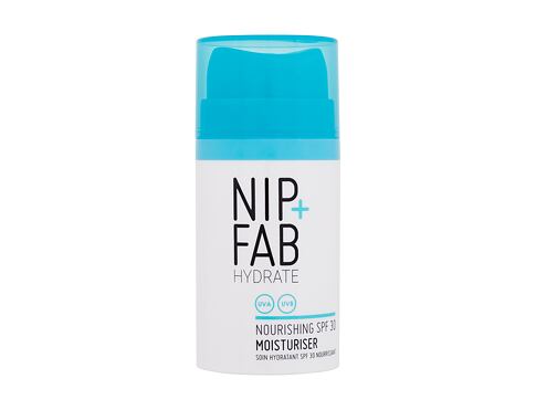 Opalovací přípravek na obličej NIP+FAB Hydrate Nourishing Moisturiser SPF30 50 ml