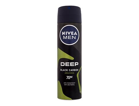 Antiperspirant Nivea Men Deep Black Carbon Amazonia 72H 150 ml