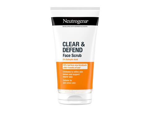 Peeling Neutrogena Clear & Defend Face Scrub 150 ml