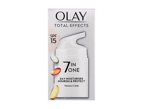 Denní pleťový krém Olay Total Effects 7 In One Day Moisturiser Nourish & Protect SPF15 50 ml