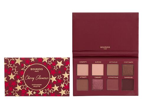 Oční stín BOURJOIS Paris Cherry Glamour Eyeshadow Palette 6,8 g 03 Cherry Glamour