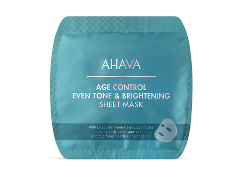 Pleťová maska AHAVA Age Control Even Tone & Brightening Sheet Mask 17 g