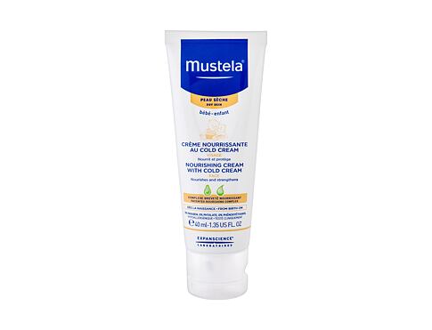 Denní pleťový krém Mustela Bébé Nourishing Cream With Cold Cream 40 ml poškozená krabička