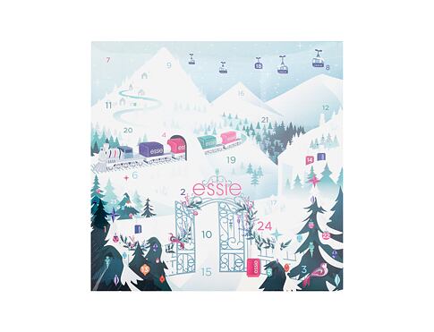 Lak na nehty Essie Nail Polish Express Train Advent Calendar 213 ml poškozená krabička Kazeta