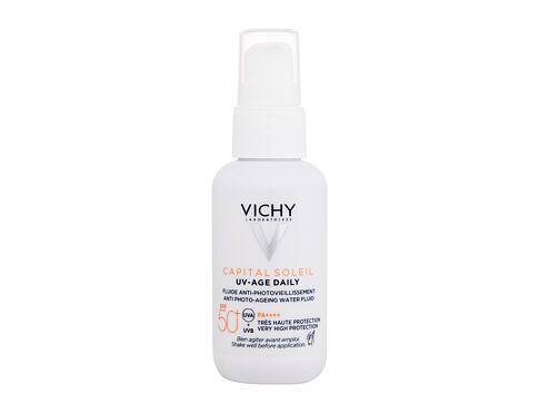 Opalovací přípravek na obličej Vichy Capital Soleil UV-Age Daily Anti Photo-Ageing Water Fluid SPF50+ 40 ml