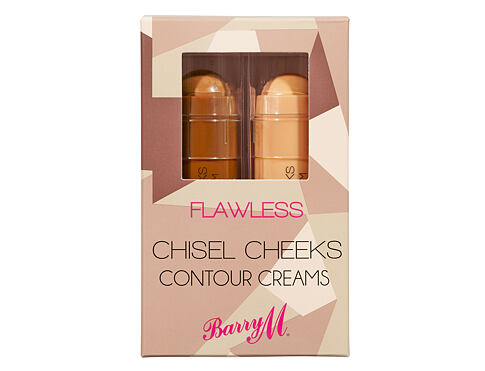 Rozjasňovač Barry M Flawless Chisel Cheeks Contour Creams 5 g poškozená krabička Kazeta